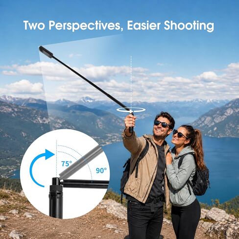 Selfie Stick Tripod Bullet Time Handle for Insta360 X5/X4, for DJI OSMO 360 Action 6/5 Pro, for GoPro Hero 13 Max 2, 50" Invisible Stick, Portable Lightweight Camera Tripod Stand with 1/4" Screw in Kuwait
