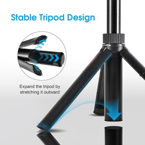 Selfie Stick Tripod Bullet Time Handle for Insta360 X5/X4, for DJI OSMO 360 Action 6/5 Pro, for GoPro Hero 13 Max 2, 50" Invisible Stick, Portable Lightweight Camera Tripod Stand with 1/4" Screw in Kuwait