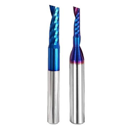 Ruhi UO121 O-Flute Upcut Solid Carbide Router Bit, 1/4" Shank 1/4" Cutting Diameter 2-1/2" OAL for Acrylic & Plastic CNC Milling, Single Flute End Mill in Saudi Arabia