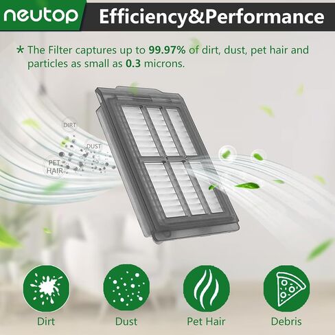 Replacement Filters for iRobot Roomba Plus 405/505X Combo, 9-Pack | Robot Vacuum Cleaner HEPA Filter Spare Parts Accessories in Kuwait
