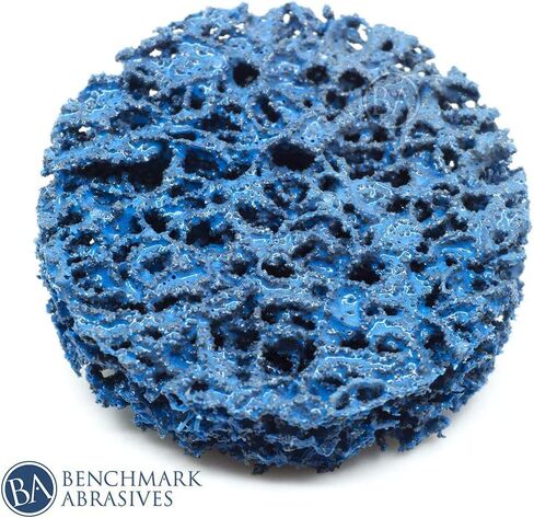 Benchmark Abrasives 2" Quick Change Non Woven Nylon Easy Strip Discs for Sanding Polishing Paint Removal with Male R-Type Backing Use with Die Grinder - (10 Pack) in Kuwait