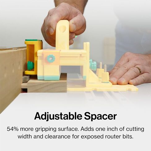 MICROJIG GRR-RIPPER PRO & Gravity Heel Kit – Ultimate 3D Pushblock for Safety, Precision & Control | Includes SafeRip Kit, Stabilizing Plate, Adjustable Spacer & Gravity Heel for Table Saw, and More in Kuwait
