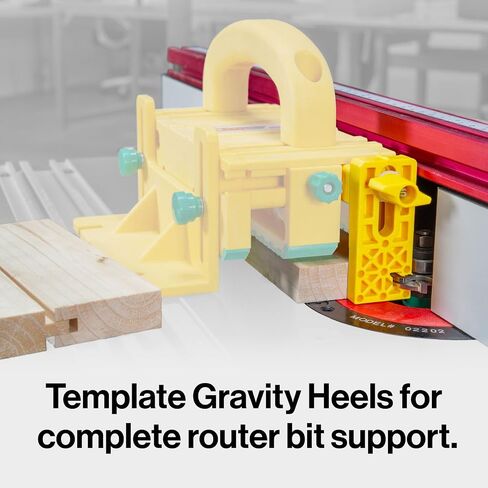 MICROJIG GRR-RIPPER PRO & Gravity Heel Kit – Ultimate 3D Pushblock for Safety, Precision & Control | Includes SafeRip Kit, Stabilizing Plate, Adjustable Spacer & Gravity Heel for Table Saw, and More in Kuwait