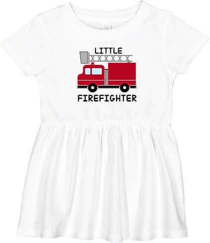 inktastic Red Fire Little Firefighter Infant Dress in Kuwait