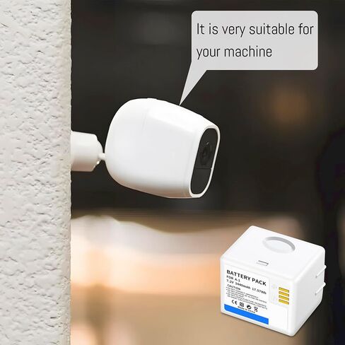 A-1 Battery Replacement Compatible with Arlo Pro, Pro 2, VMC4030 VMC4030P | VMS4230 VMS4430 VMS4530 VMS4230P VMS4430P VMS4530P-100NAR VMA4400 A-1B A-1C A1 Batteries in Kuwait