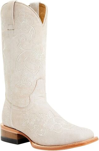 Shyanne Women's Women's Lasy Western Boot Broad Square Toe White 6 1/2 CW US in Kuwait