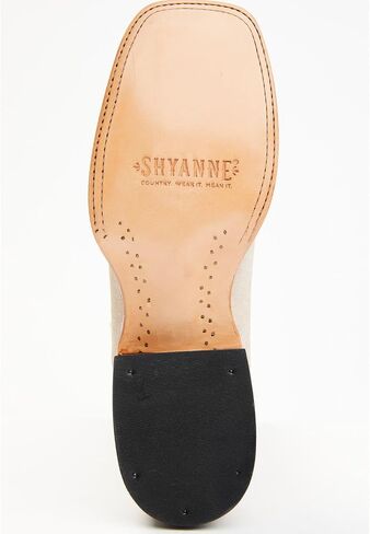 Shyanne Women's Women's Lasy Western Boot Broad Square Toe White 6 1/2 CW US in Kuwait