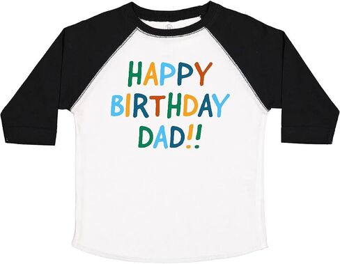 inktastic Happy Birthday Dad Toddler T-Shirt in Kuwait
