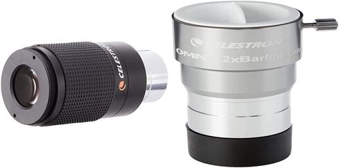 Celestron 93230 8 to 24mm 1.25 Zoom Eyepiece & Omni 2X Barlow Lens in Kuwait