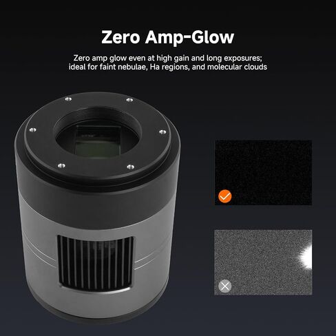 SVBONY Astrophotography Accessories Kit, SC571CC Telescope Camera with SV241 Power Hub Adapter, Zero Amp-Glow IMX571 APS-C Cooled Camera and Compact USB Hub for Outdoor Deep Sky Astrophotography in Kuwait