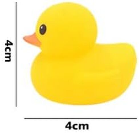 Mini Yellow Rubber Bath Ducks for Child 24pcs in Kuwait