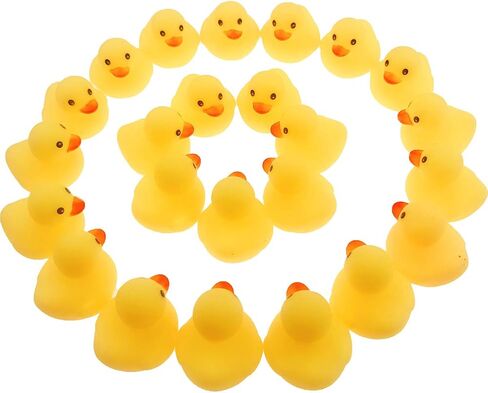 Mini Yellow Rubber Bath Ducks for Child 24pcs in Kuwait