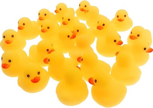 Mini Yellow Rubber Bath Ducks for Child 24pcs in Kuwait