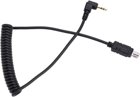 Remote Shutter Release Cable Cord for D750 D600 D610 D7000 D90, 30cm/100cm Tiled Stretchable Shutter Cable for Flash Trigger, AntiVibration Lightweight for in Kuwait