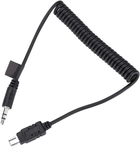 Shutter Release Cable 0.5m MCDC2 Remote Shutter Cord for D750 D7200 D7000 D5300 D5100 D5000 D3300 D3200 D3100 D90 Df, 3.5mm Camera Remote Release Cable (3.5mm-N3) in Kuwait