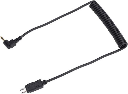 Remote Shutter Release Cable Cord for D750 D600 D610 D7000 D90, 30cm/100cm Tiled Stretchable Shutter Cable for Flash Trigger, AntiVibration Lightweight for in Kuwait