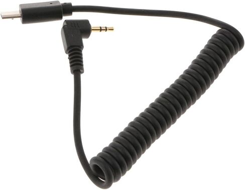 Coiled 2.5mm to S2 Camera Remote Shutter Cable for A6000 HX300 A9 in Kuwait