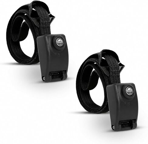 6-Foot Reinforced Steel Tie Down Strap – Soft, Flexible, and Durable for Trail Cameras, Kayaks, Cargo (2PK) in Kuwait