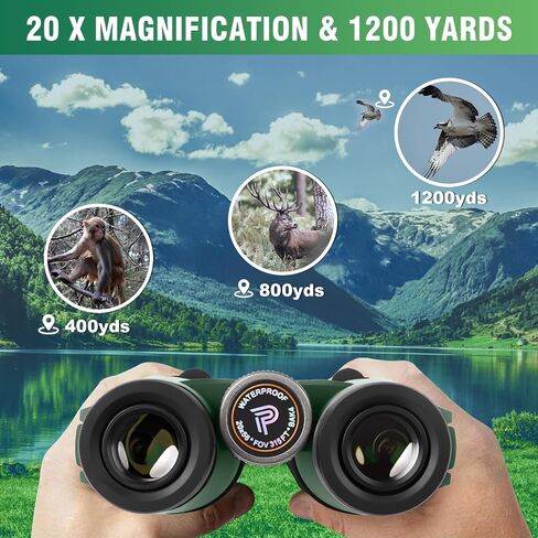 Monocular 12x42 Roof Prism Binoculars for Adults -Monoculars for Adults High Power with BAK4 Prism & FMC Lens, Suitable for Bird Watching Hunting Hiking Camping in Kuwait