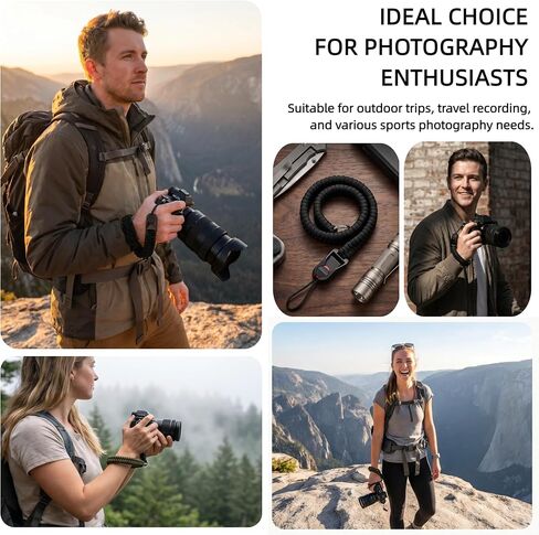 Camera Wrist Strap,Adjustable Nylon Wrist Straps With quick-release buckle,Camera Strap for DSLR Mirrorless Camera in Kuwait