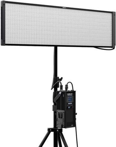 Nanlite Pavoslim 240cl 4x1' Rgbww LED Panel with Softbox and Eggcrate | 4x1' Rgbww 2700-7500K LED Panel, 260W, Cri 96/tlci 97, Lumenradio Crmx, V-Mount and AC Power in Kuwait