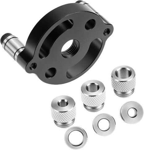 QWORK Self-Centering Doweling Jig, Straight Hole Guide for Precise Woodworking, with 6mm, 8mm, 10mm Bushings, Hole Puncher Locator in Kuwait