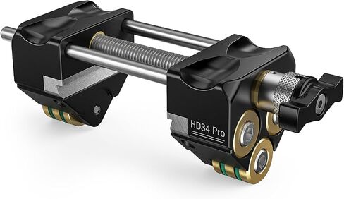 HD34 Chisel Sharpening Jig Honing Guide for 0.1"-3.2" Chisel Planes | 15°-47°Adjustable Auto-Lock Angle Fixture & Gauge, Ultra Straight Roller, Ergonomic Design, Precision Woodworking Sharperner in Kuwait