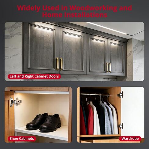 Cabinet Door Installation Jig with 1-1/4in (30mm) Double-Unit Scale 2-in-1 Cabinet Door Mounting Jig Adjustable Aluminium Alloy Positioning Tool Jig for 0.39-1.57in(10-40mm) Cabinet Doors in Kuwait