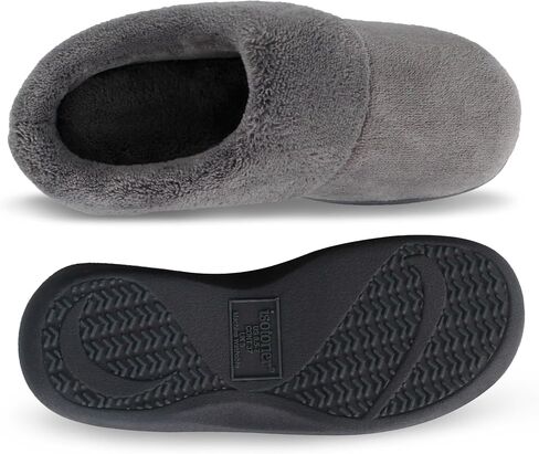 Isotoner Womens Terry Slip in Memory Foam Clog Ash Women's 7.5 - 8 M in Kuwait