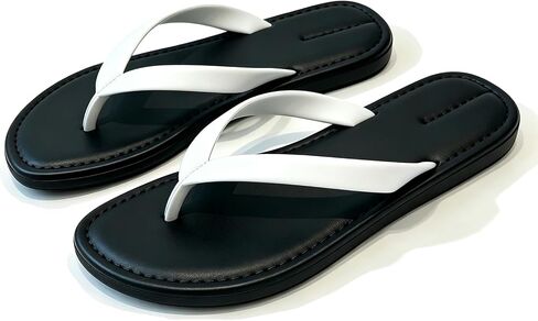 Women's Flat Flip Flops Comfortable T-Strap Round Open Toe Beach Clip Toe Thong Sandals outdoor Walking Clip Toe Slippers for Casual Vacation Daily Wear in Kuwait