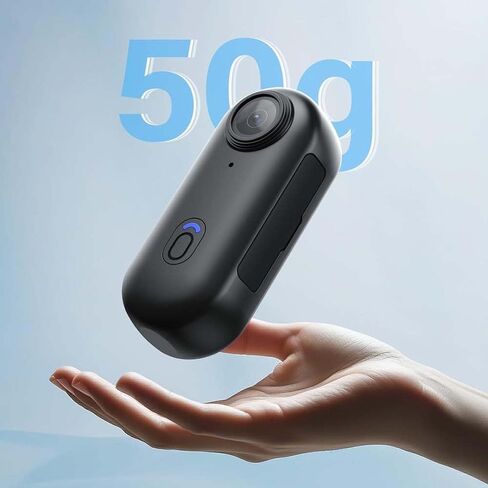 4K Mini Action Camera, Included 64GB, Wearable Camera with 360°Rotatable Clip & Magnetic Clip, 120 Minutes for Recording, for Lecture, Traveling, Pet Walking and Outdoors Activities JS-10B in Kuwait