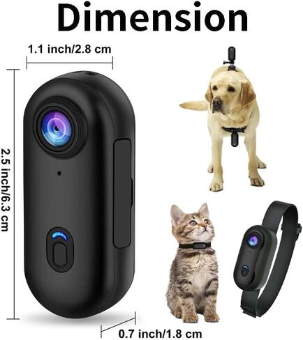4K Mini Action Camera, Included 64GB, Wearable Camera with 360°Rotatable Clip & Magnetic Clip, 120 Minutes for Recording, for Lecture, Traveling, Pet Walking and Outdoors Activities JS-10B in Kuwait