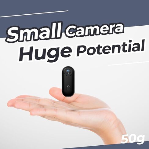 4K Mini Action Camera, Included 64GB, Wearable Camera with 360°Rotatable Clip & Magnetic Clip, 120 Minutes for Recording, for Lecture, Traveling, Pet Walking and Outdoors Activities JS-10B in Kuwait