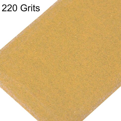 HARFINGTON 50pcs Micro Sander Paper 220 Grit 3.5x1.2 Inch Mini Sanding Sheets Strips Hook Loop Sandpapers for Wood Metal Small Projects Tight Spaces Polish Work in Kuwait