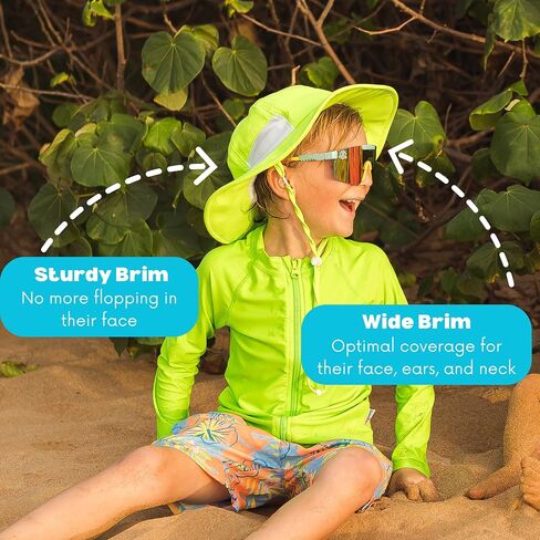 SwimZip Wide Brim Sun Hat | UPF 50+ Protection for Baby, Toddler, and Kids in Kuwait