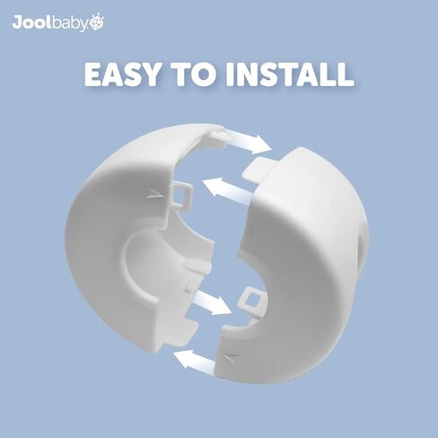 Jool Baby Door Knob Covers for Child Safety (4 Pack) - Easy to Install | Childproof Your Home & Keep Kids Out of Places They Shouldn’t Be – Easy for Adults to Open, Difficult for Kids to Figure Out in Kuwait