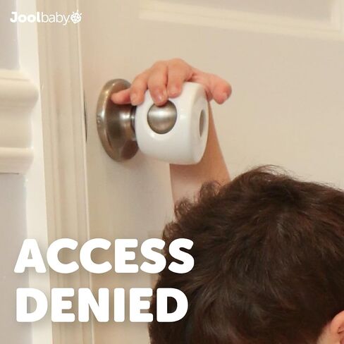 Jool Baby Door Knob Covers for Child Safety (4 Pack) - Easy to Install | Childproof Your Home & Keep Kids Out of Places They Shouldn’t Be – Easy for Adults to Open, Difficult for Kids to Figure Out in Kuwait