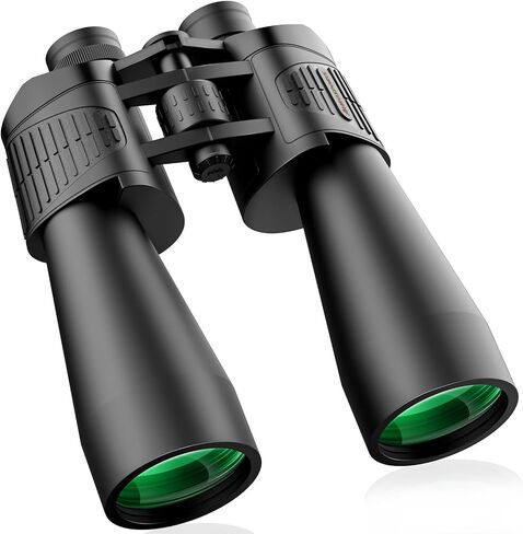 Aurosports 20x80 High Powered Binoculars, 80mm Large Aperture for Adults | Clear low light vision, Long range, 80mm objective lens in Kuwait