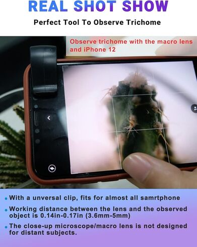 APEXEL 100x Phone Micro Lens with LED Light for Smartphone Macro & Microscope in Saudi Arabia