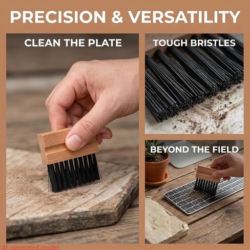 3pcs Heavy Duty Home Plate Brush with Plastic Handle – Baseball & Softball Field Equipment for Umpires, Coaches, and Groundskeepers in Kuwait
