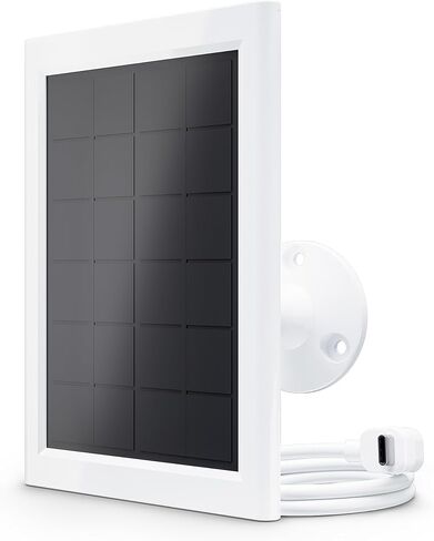 Arlo Essential Solar Panel Charger (2nd Generation) - Arlo Certified Accessory - Works with Essential Outdoor Camera and Essential Outdoor XL Camera (2nd Generation), White - VMA6600 in Kuwait
