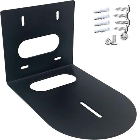 Prisual PTZ Camera Wall Mount Bracket - Heavy-Duty Solid Metal Universal Mount for All PTZ Cameras, Includes Mounting Screws, Adjustable Compact Space-Saving Design (White) in Kuwait
