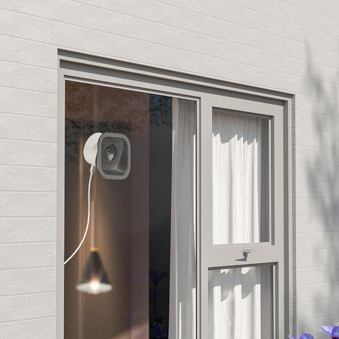No Drill Window Mount for Litokam Window Camera, Adjustable Angle Tilt(Up/Down/Left/Right), No Screws, No Reflections, Damage-Free Mount for Outdoor Monitoring, Windows/Door Bracket Holder in Kuwait