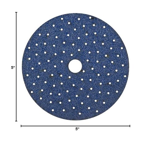 Norton Sanding Discs, ProSand Orbital Sander Sandpaper for Wood, Aluminum and Fiberglass, 60 Grit Sand Paper, 5 Inch Sanding Discs Hook and Loop, Pack of 50 in Kuwait
