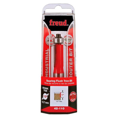 Freud 42-110: 1/2" (dia.) Bearing Flush Trim Bit with 1/2" shank, 1" carbide height in Kuwait