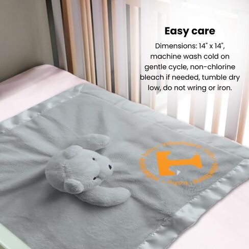 Baby Fanatic NFL Baby Security Blanket Bear Snuggle Toy for Newborn Boy Girl Unisex Stuffed Animal Officially Licensed- -Denver Broncos in Kuwait