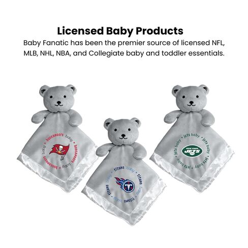 Baby Fanatic NFL Baby Security Blanket Bear Snuggle Toy for Newborn Boy Girl Unisex Stuffed Animal Officially Licensed- -Denver Broncos in Kuwait