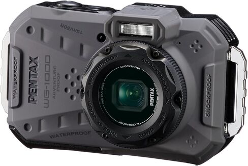 PENTAX WG-1000 Gray Waterproof Digital Compact Camera (Gray) in Kuwait