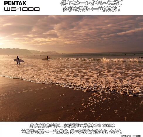 PENTAX WG-1000 Gray Waterproof Digital Compact Camera (Gray) in Kuwait