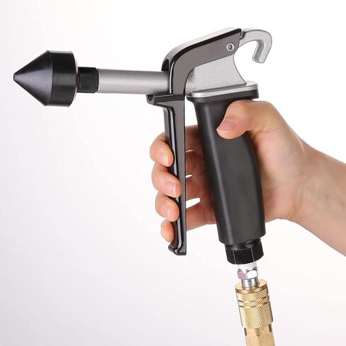 UHARBOUR Air Hose Nozzle 1/8" Set for Air Blow Gun 6 Pack | Rubber Air Compressor Nozzles with 1/2" Adapters & Extension Bar in Kuwait